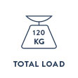 BICICAPACE -Peso totale trasportabile 120kg