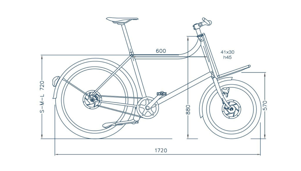Bici Capace - Compact Sport - Disegno tecnico